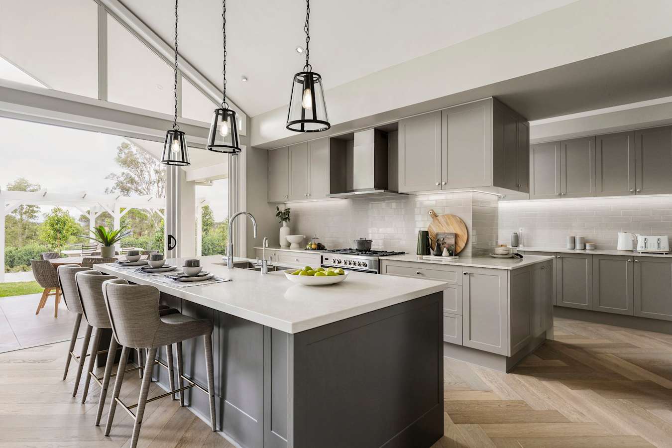 Barrington 46 house design kitchen