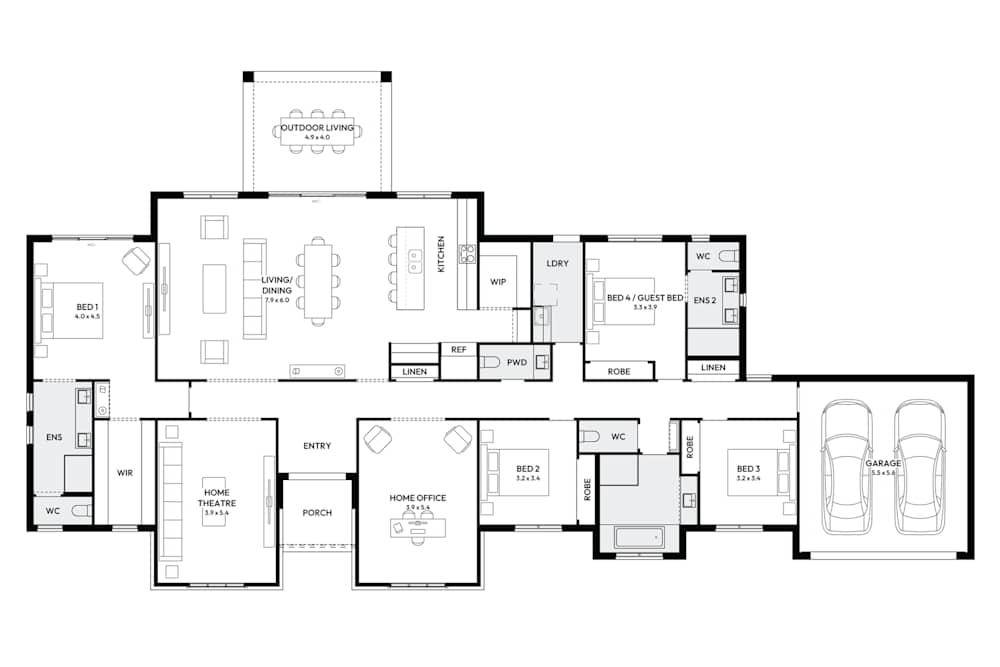Barrington 35 Floor Plan