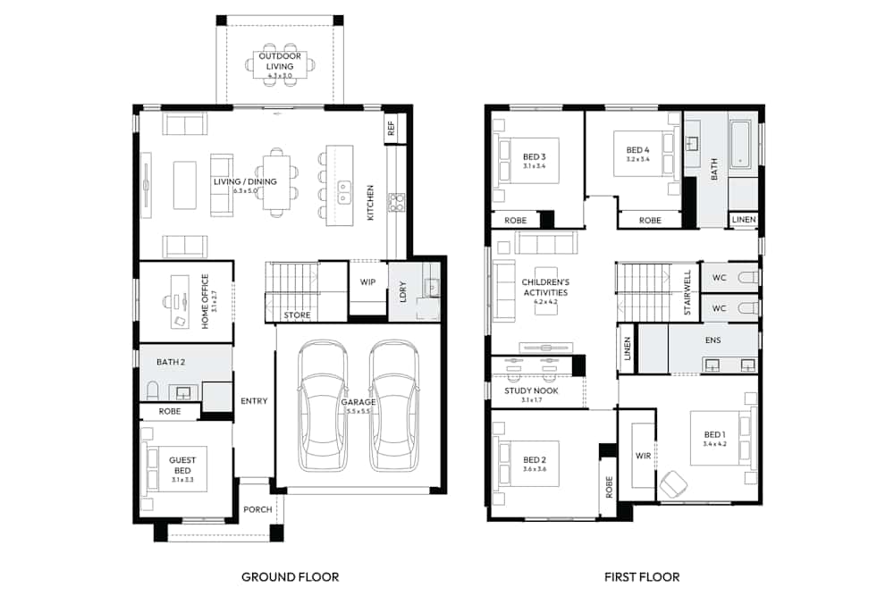 Charisma 30 Floor plan