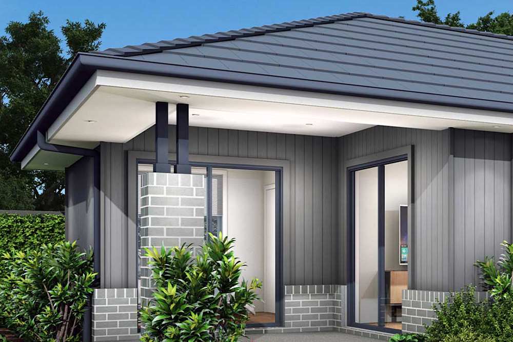 What are Eaves - Banksia house design - Classic facade