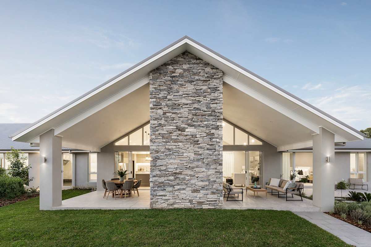 Barrington 46 house design outdoor living