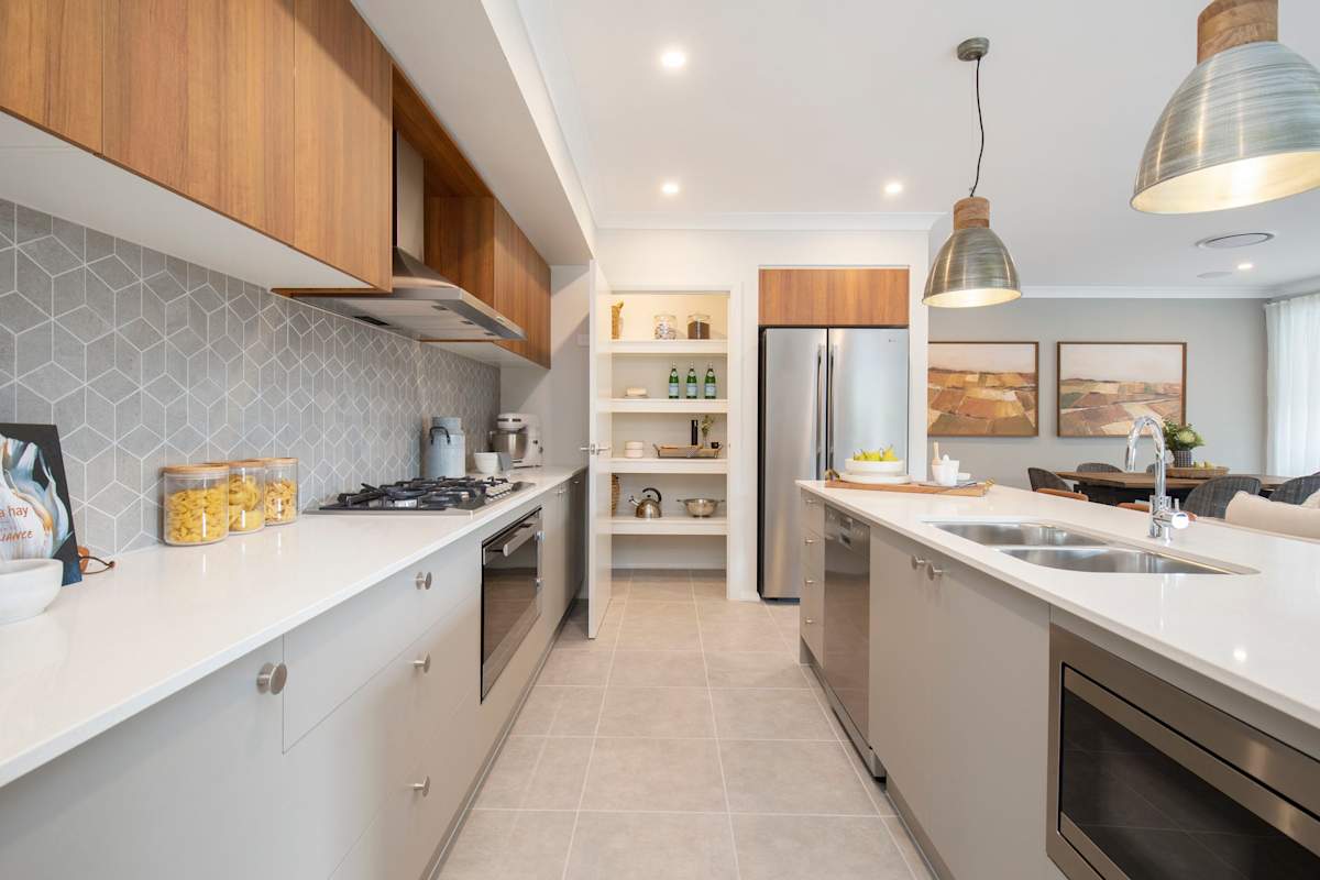 Harmony 29 house design kitchen walk in pantry