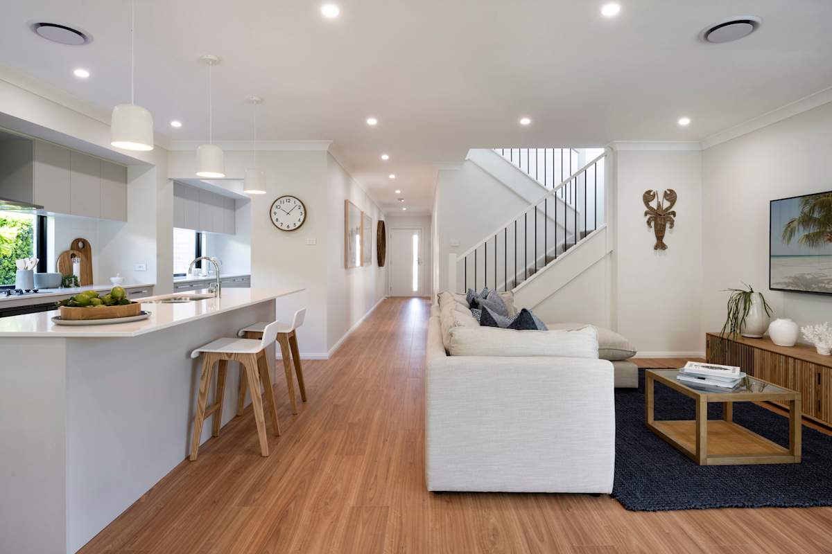 Lido 25 house design kitchen living staircase