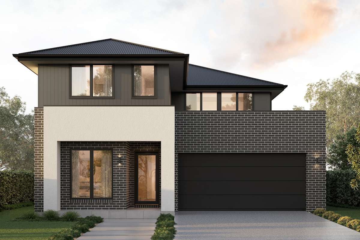 Chevron 37 house design Modern C facade