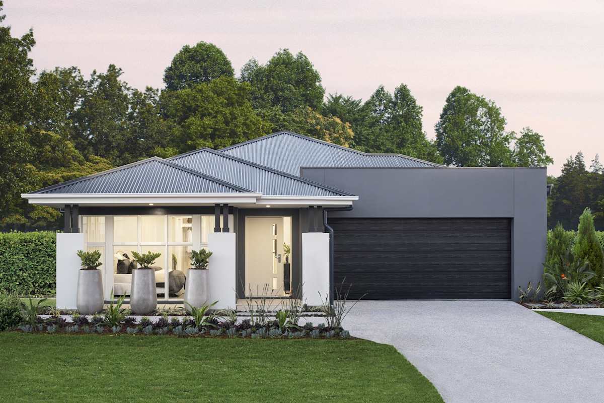 Rhapsody 26 house design with romantic facade
