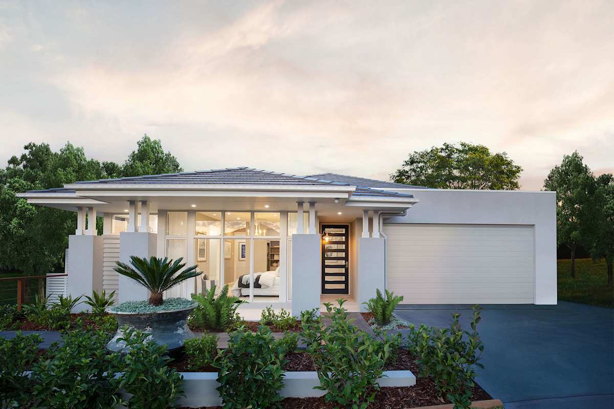Symphony 29 house design with romantic facade