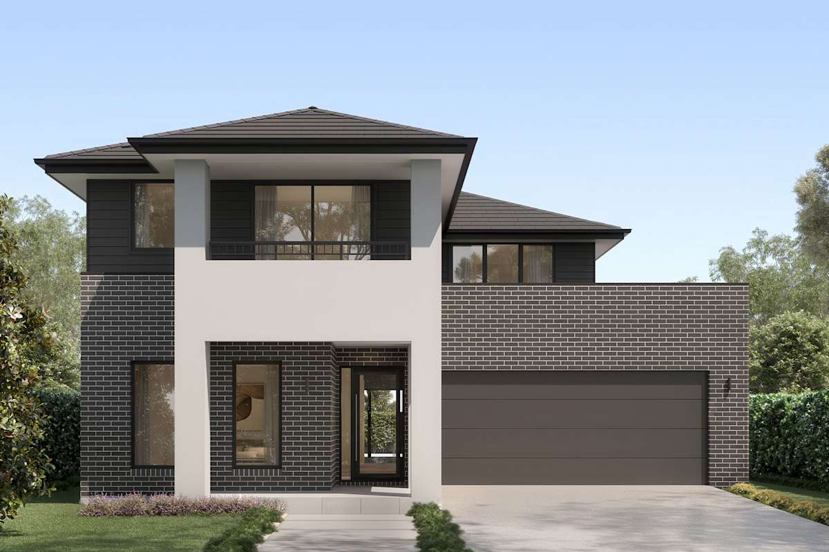 Charisma 30 house design Modern B with Balcony facade