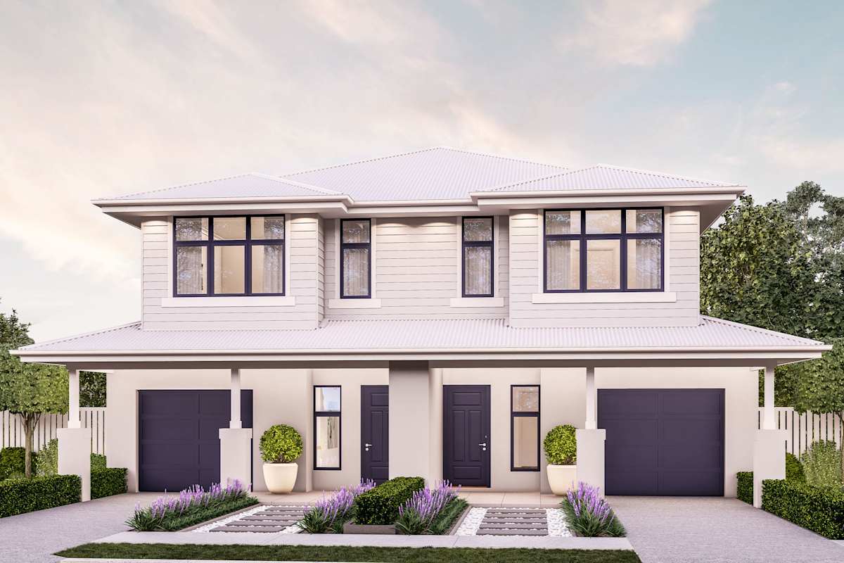 Chicago house design Hamptons B facade