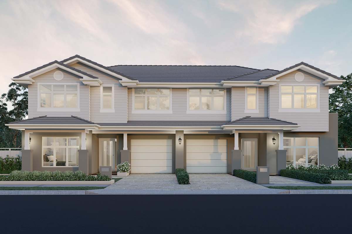 Macquarie One house design Hamptons A facade