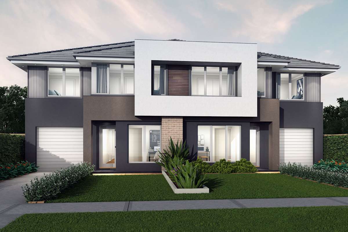 Phoenix house design Contemporary Pitched Roof facade