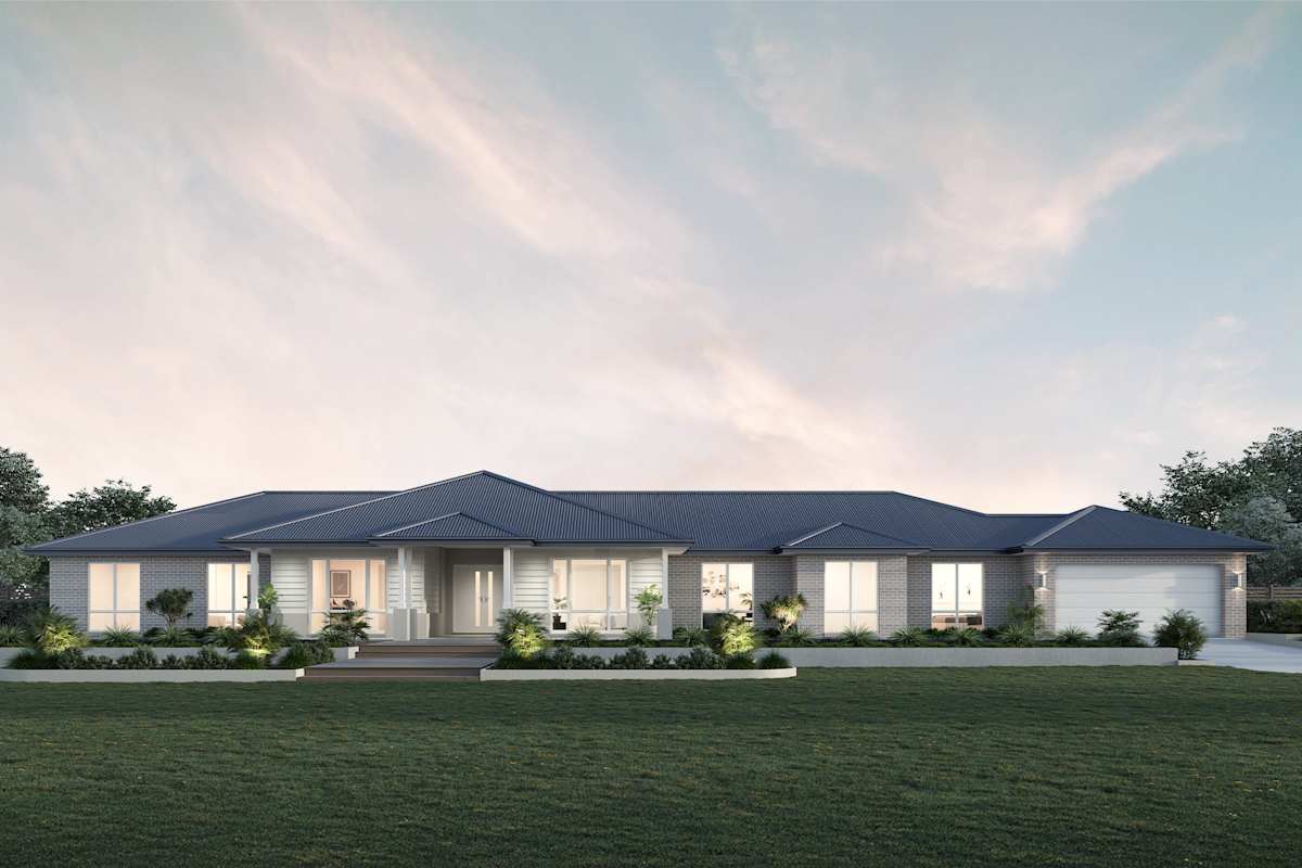 Barrington 41 house design Copeland B facade