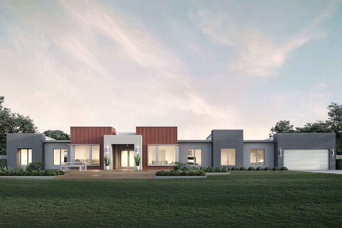 Barrington 41 house design Busselton Flat Roof facade