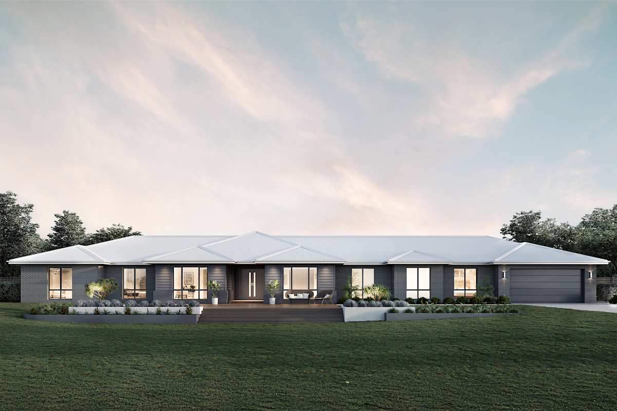 Barrington 46 house design Copeland A facade