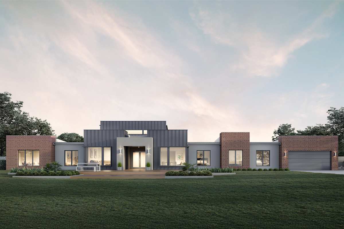 Barrington 46 house design Busselton Raised Roof facade