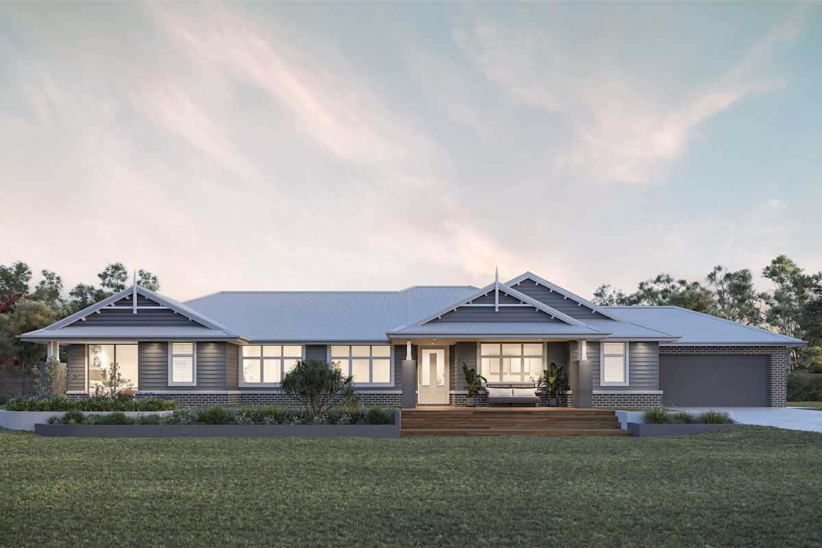 Dalton 36 house design Hampton facade