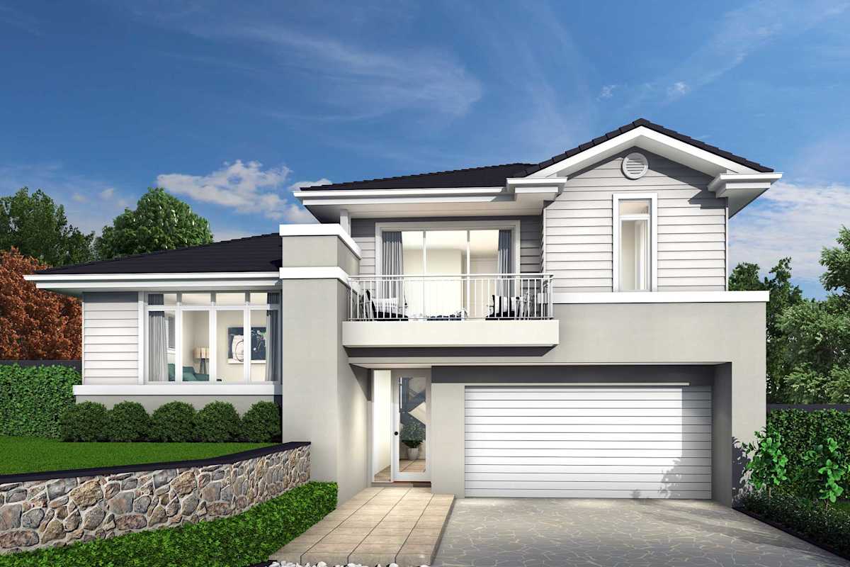 Trilogy 35 House Design Hamptons facade