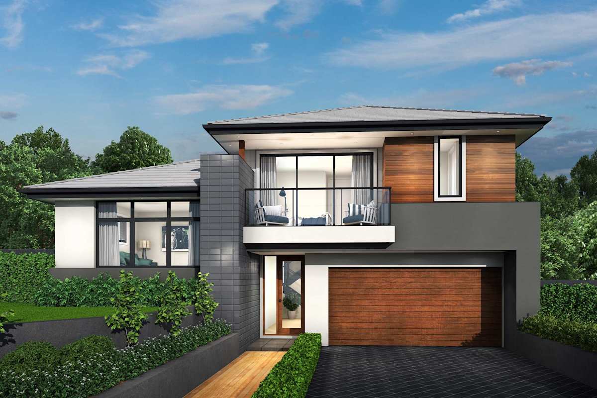 Trilogy 35 House Design Contemporary facade
