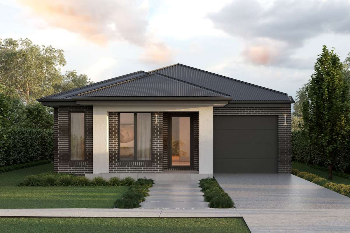 Brightside 14 House Design with Modern C facade