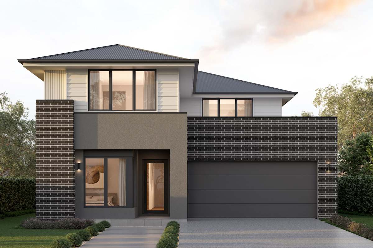 Brampton 44 House Design with Fullerton facade