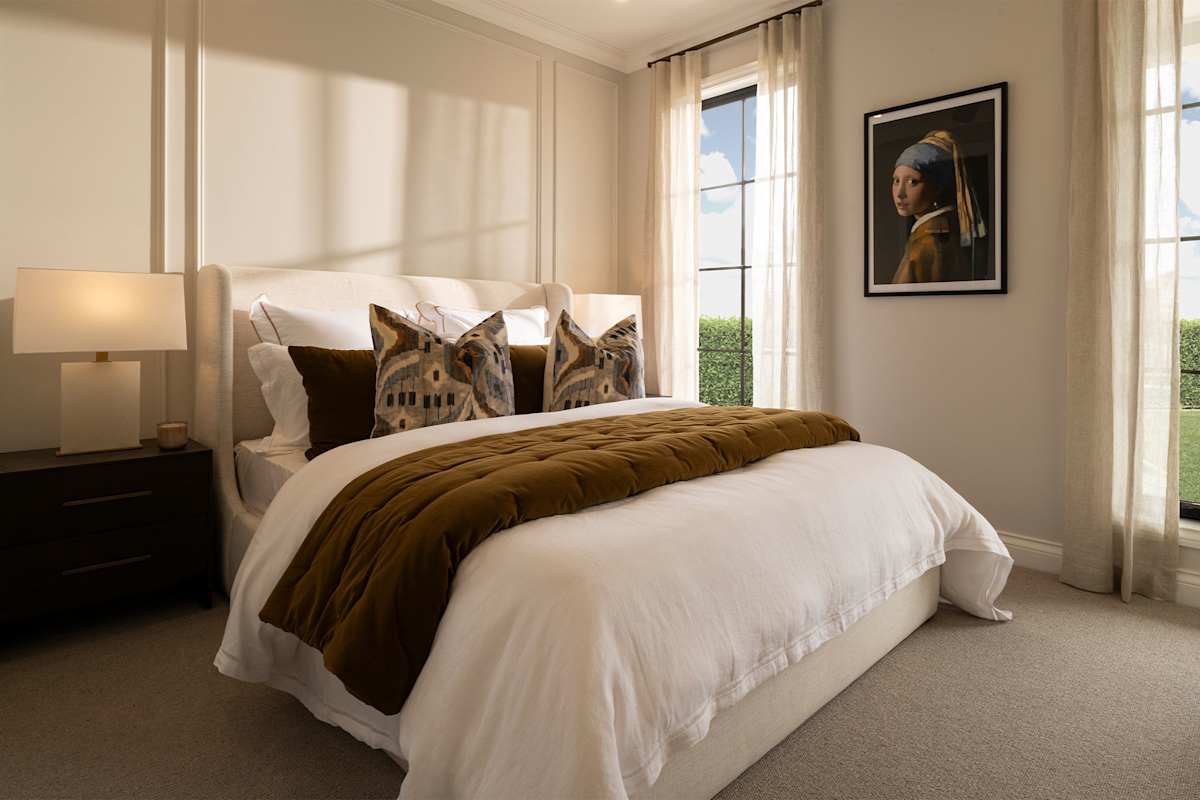 Brampton 44 House Design Bedroom in Luxe style