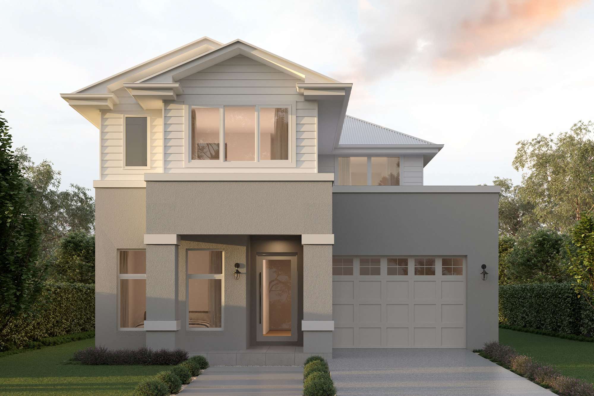Lido 25 house design Huntington facade