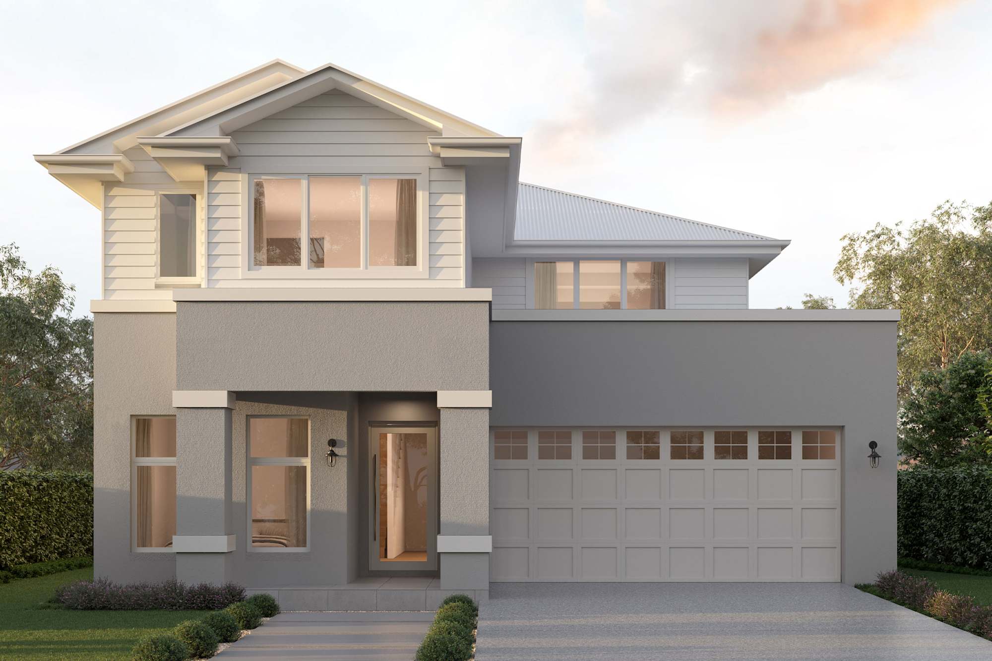 Nautica 36 house design Huntington facade