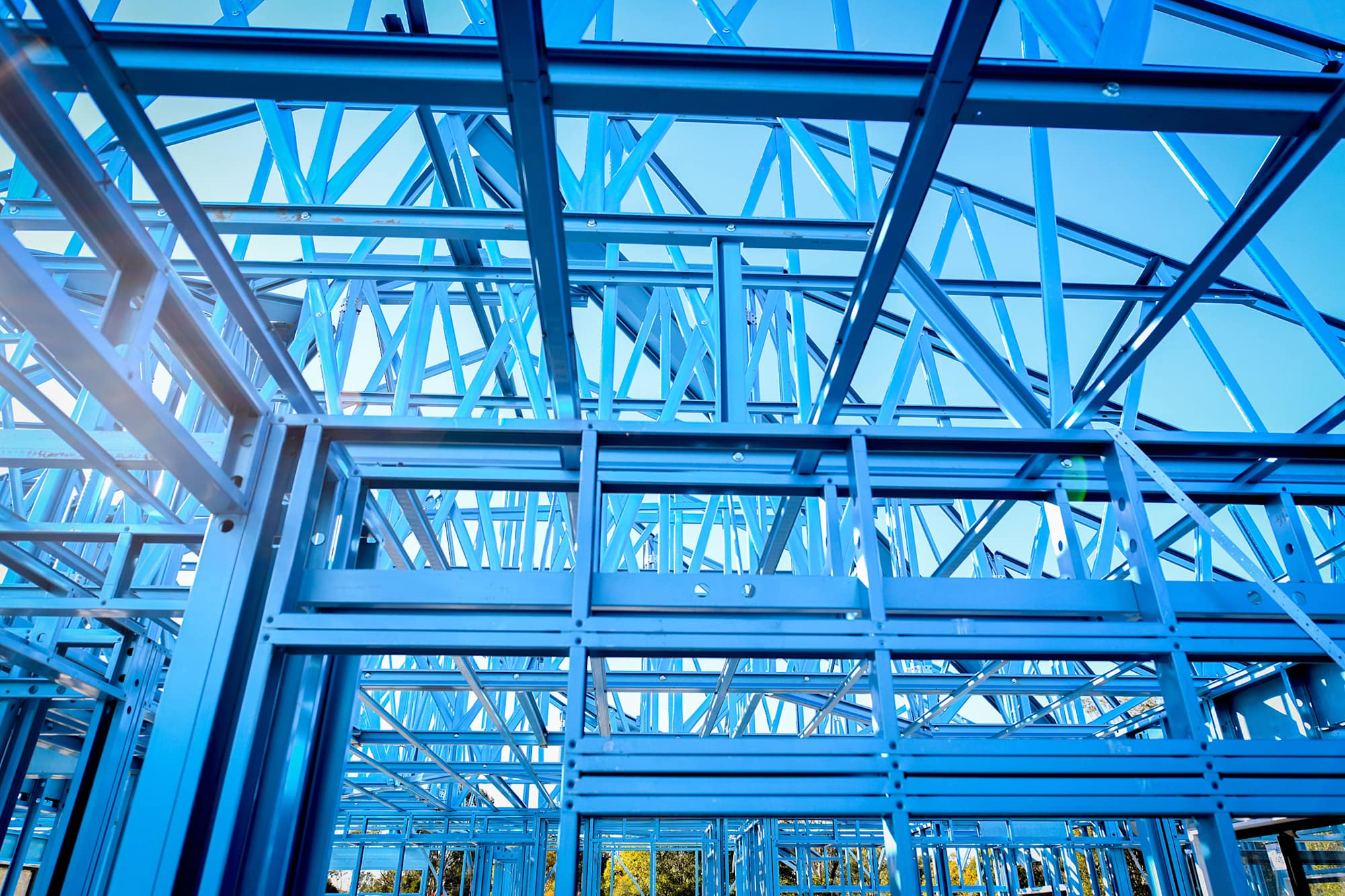 Supaloc and Truecore, strong interlocking steel frame home system