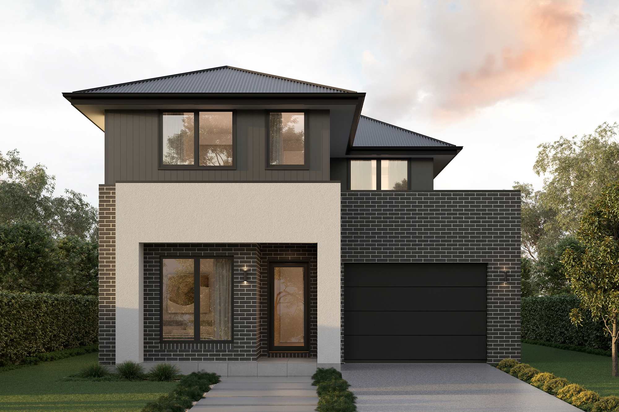 Rosebery 23 House Design with Modern C Facade