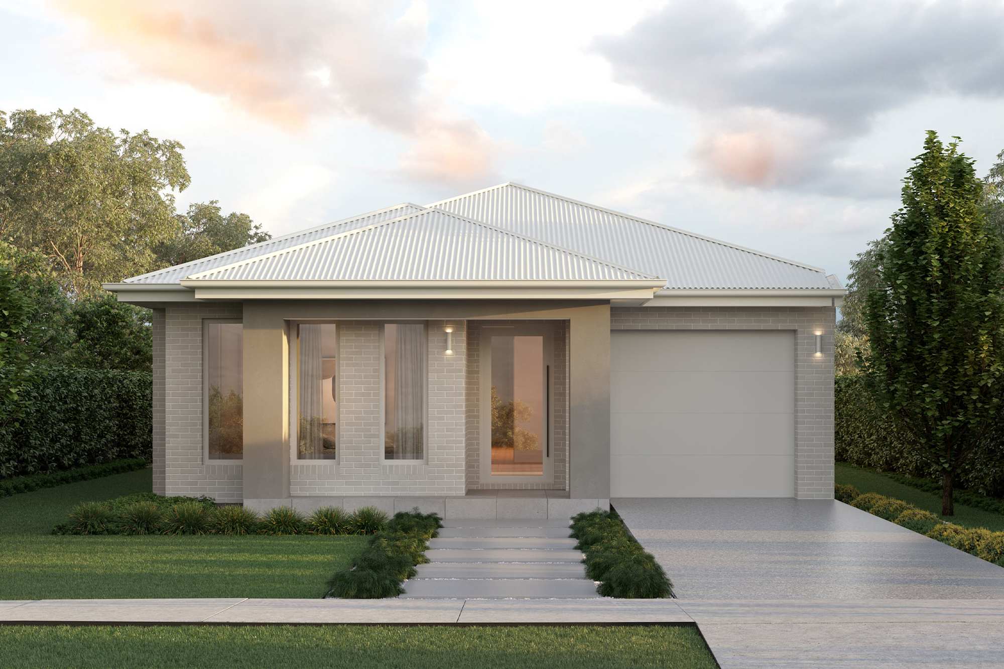 Rosedale 17 House Design Modern B Facade
