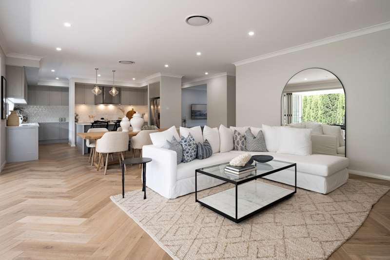 Carrington Promenade 34 house design living dining kitchen