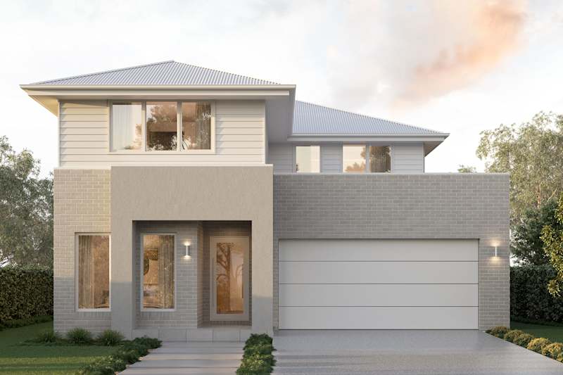 Chevron 37 house design Modern B facade
