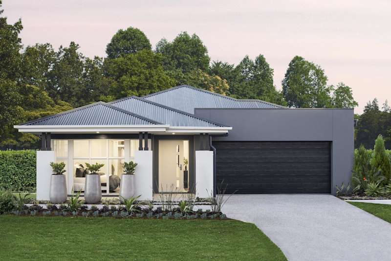 Rhapsody 26 house design with romantic facade