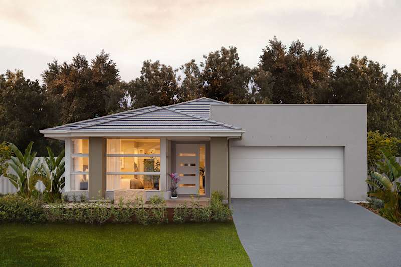 Rhapsody 26 house design with canvas facade