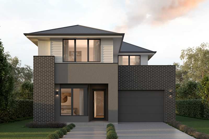 Lido 31 house design Fullerton facade