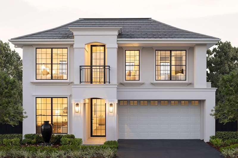Charisma 37 house design with provincial facade
