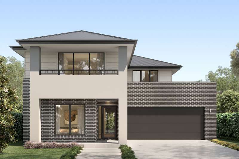 Nautica 34 house design Modern A with Balcony facade