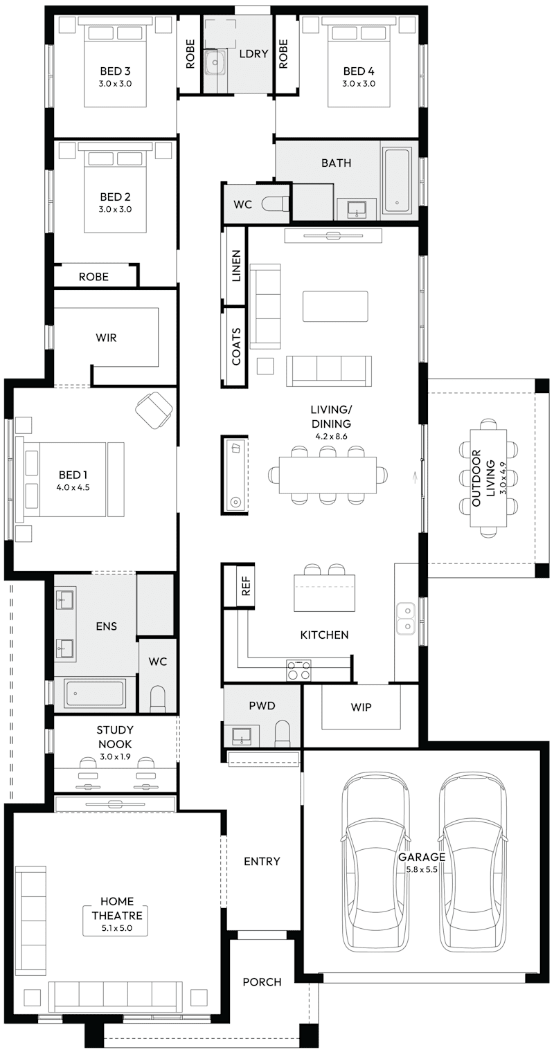 Carrington Promenade Two 30 House Floor Plan