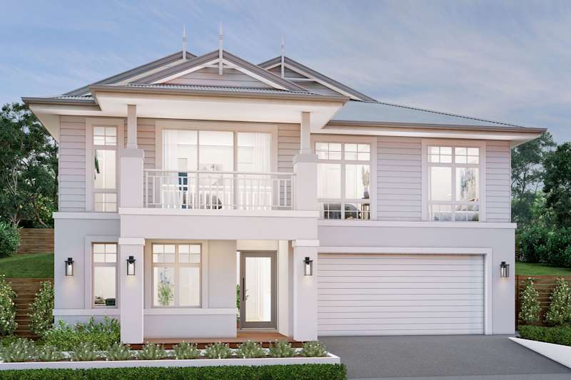 Sierra 33 Two house design Hamptons B facade
