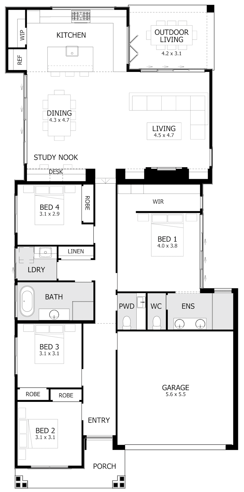 Adina 24 Single Storey Display Home Cobbitty
