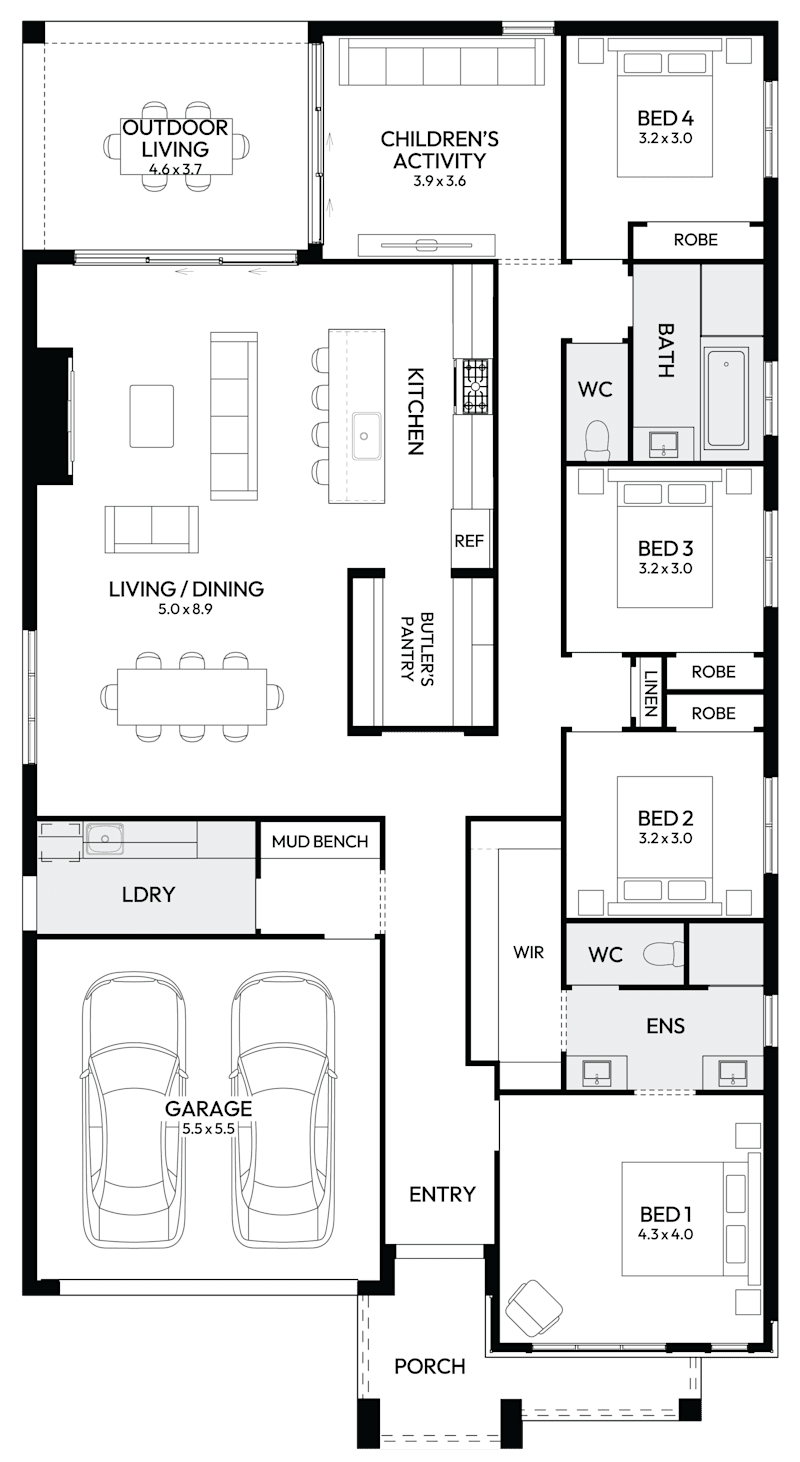 Newport 28 One Single Storey Display Home Menangle Park