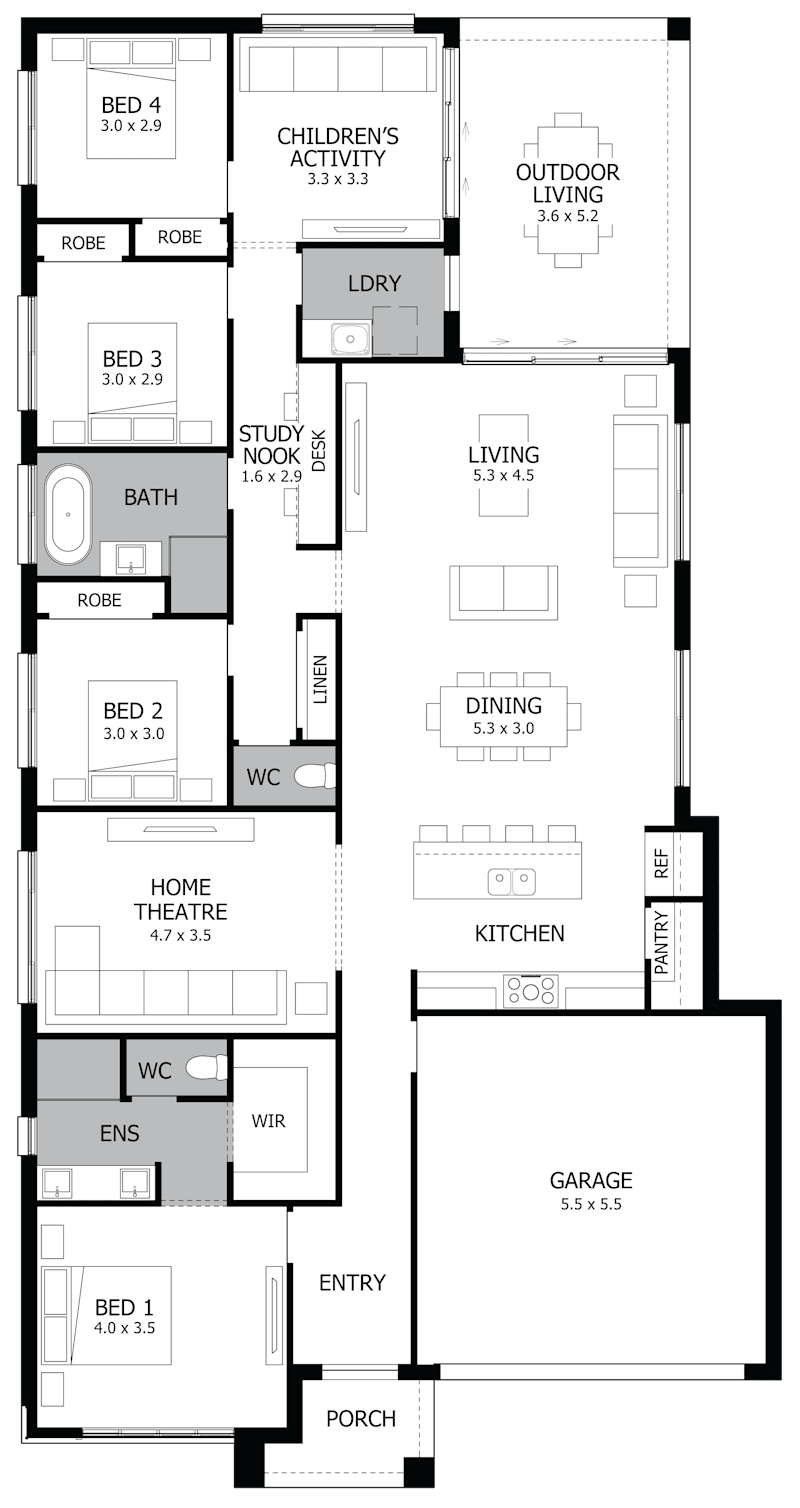 Conga 27 Single Storey Display Home Waterford Living