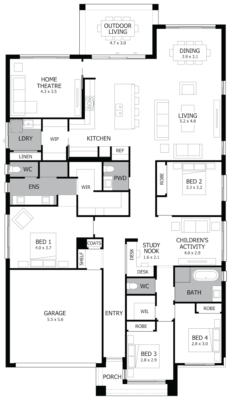 Oasis 30 Single Storey Display Home Wongawilli