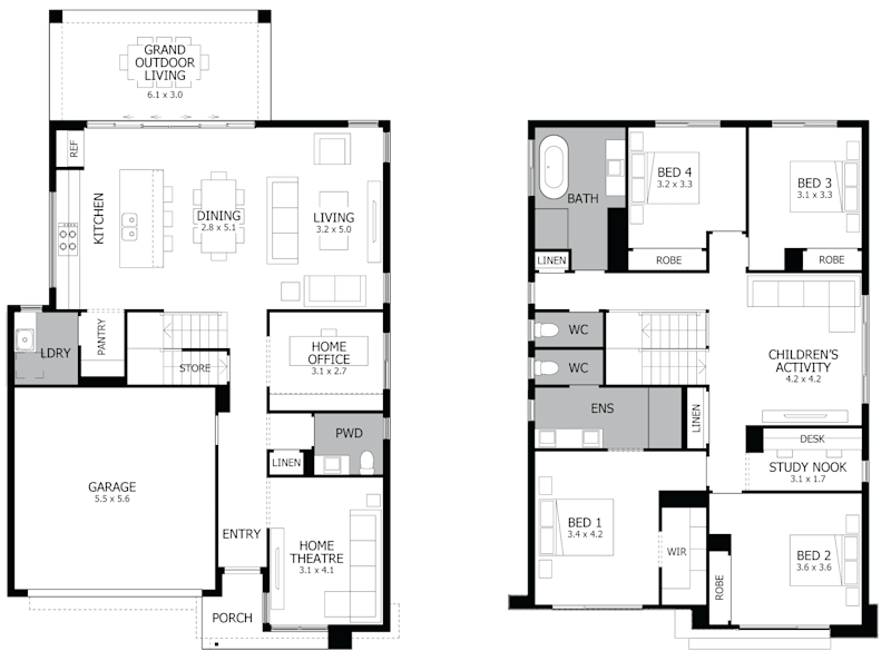 Charisma 30 Double Storey Display Home HomeWorld Leppington
