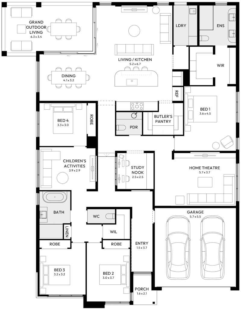 Horizon 32 House design on display