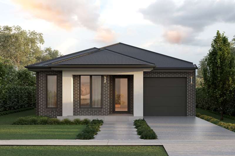 Brightside 14 House Design with Modern C facade