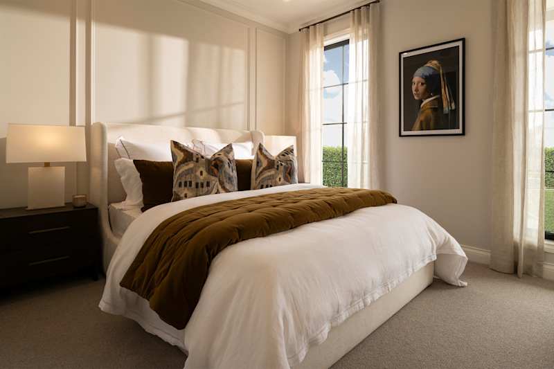 Brampton 44 House Design Bedroom in Luxe style