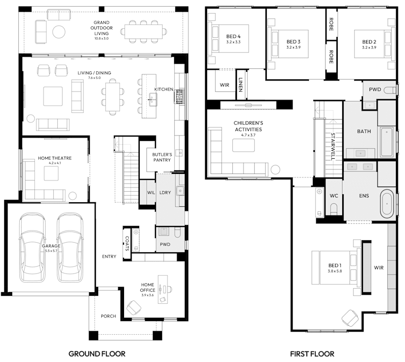 Freshwater 37 House Design Floor Plan