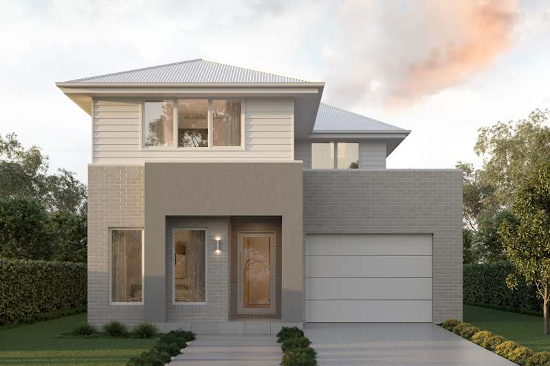 Crestview 25 House Design Modern B Facade