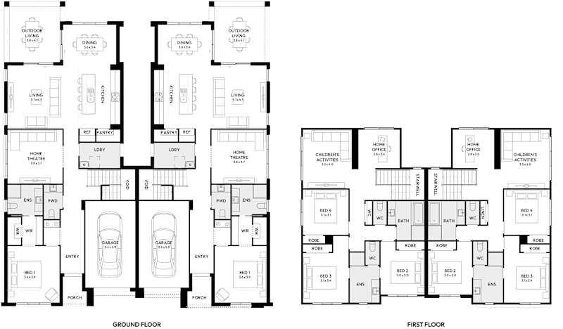 Belmont Two Duplex House Design