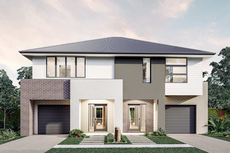 Denver Duplex House Design Facade
